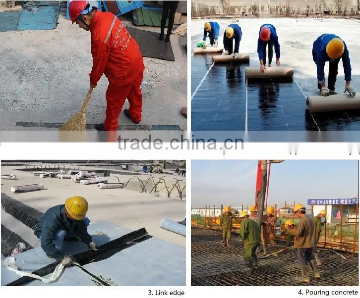 convinient roofing used self adhesive bitumen tape /waterproof membrane