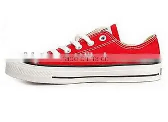 Hot sale Canvas shoes for women and men lace Up Classic Lady Fashion Sneakers low&high Casual Flats Free shipping