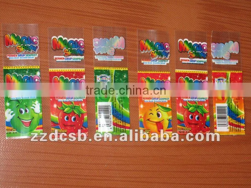 Eco-friendly Plastic PET Shrink Label For Square Bottle