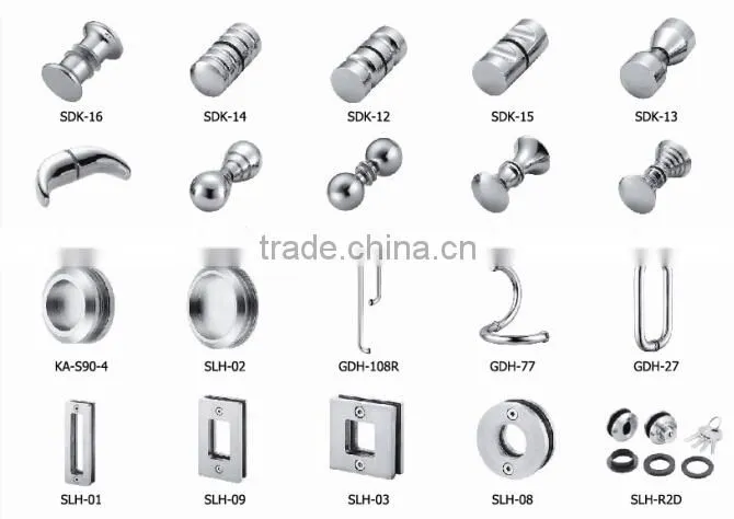 stainless steel hardware glass handle sliding door handle