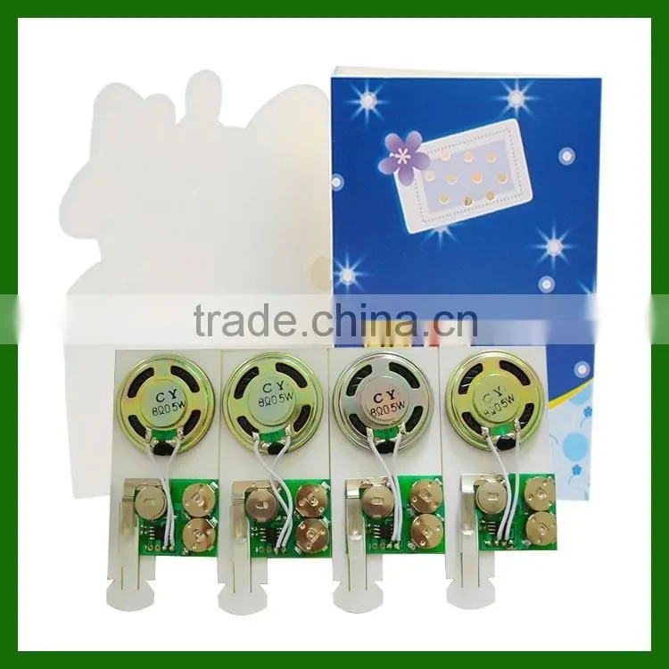 Music module for music card/sound chip for greeting card