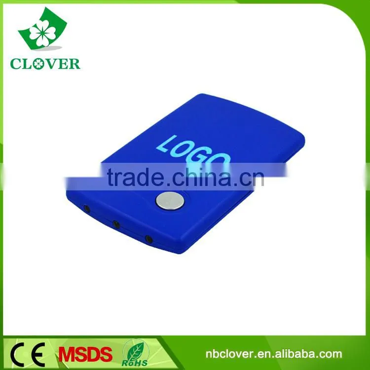 With laser light card lamp 3 LED flashlight plastic led business card light