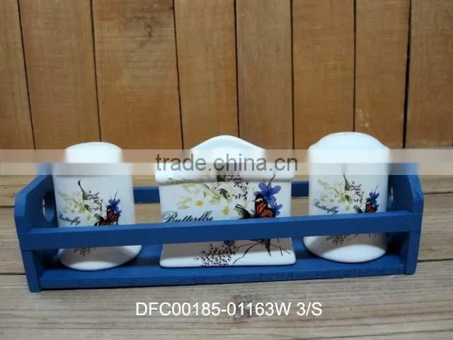 Customizable Ceramic Spoon Holder with Decal