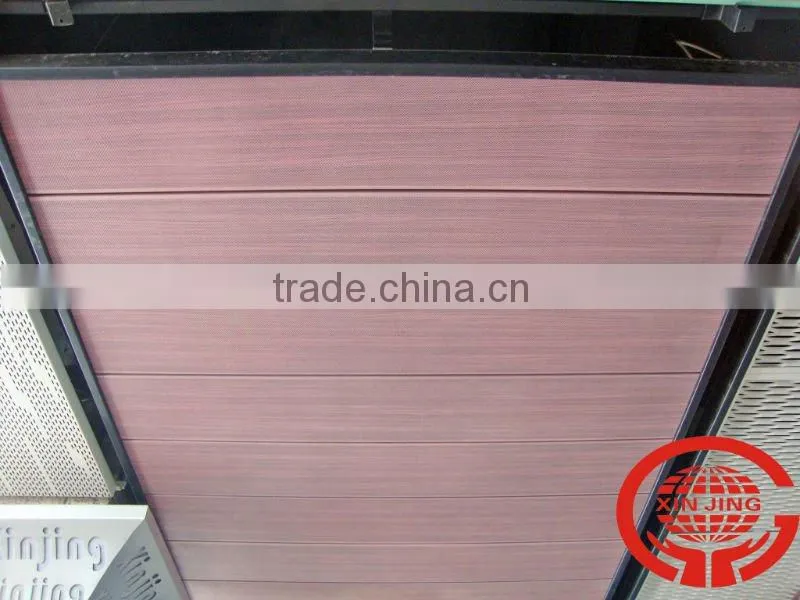 wood printing metal ceiling tile