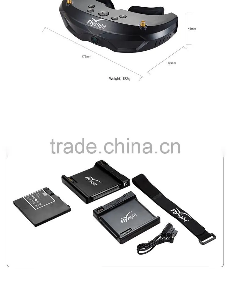 Google glasses FPV 5.8G 40CH Diversity Receiver Wireless Head Tracing GOGGLE/Video Glasses