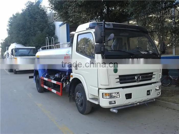 Factory direct selling truck delivery water China manufacturer water tender trucks 5CBM water tanker truck