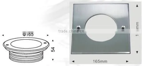 JP-82693 ip67 9w RGB led inground lighting,high power led underground paving light