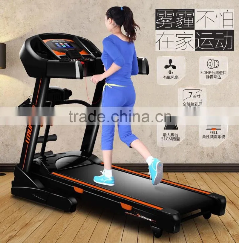 2.5 hp motor power home use electrical Treadmill with auto incline made in China factory directly