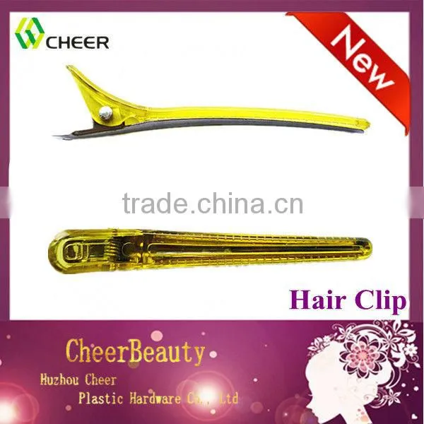clear hair clips HC014/hair salon clip/clear clip hair products