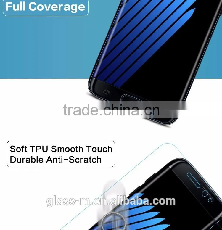 Full Cover Smooth Touch Soft TPU Protector for Samsung Note 7 TPU Film