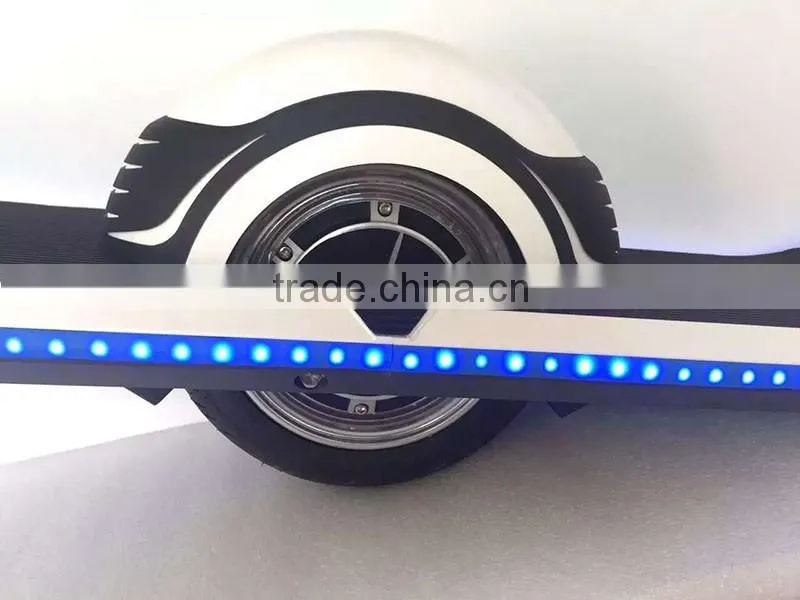 china shenzhen factory 10'' one single wheel hoverboard bluetooth led light best selling