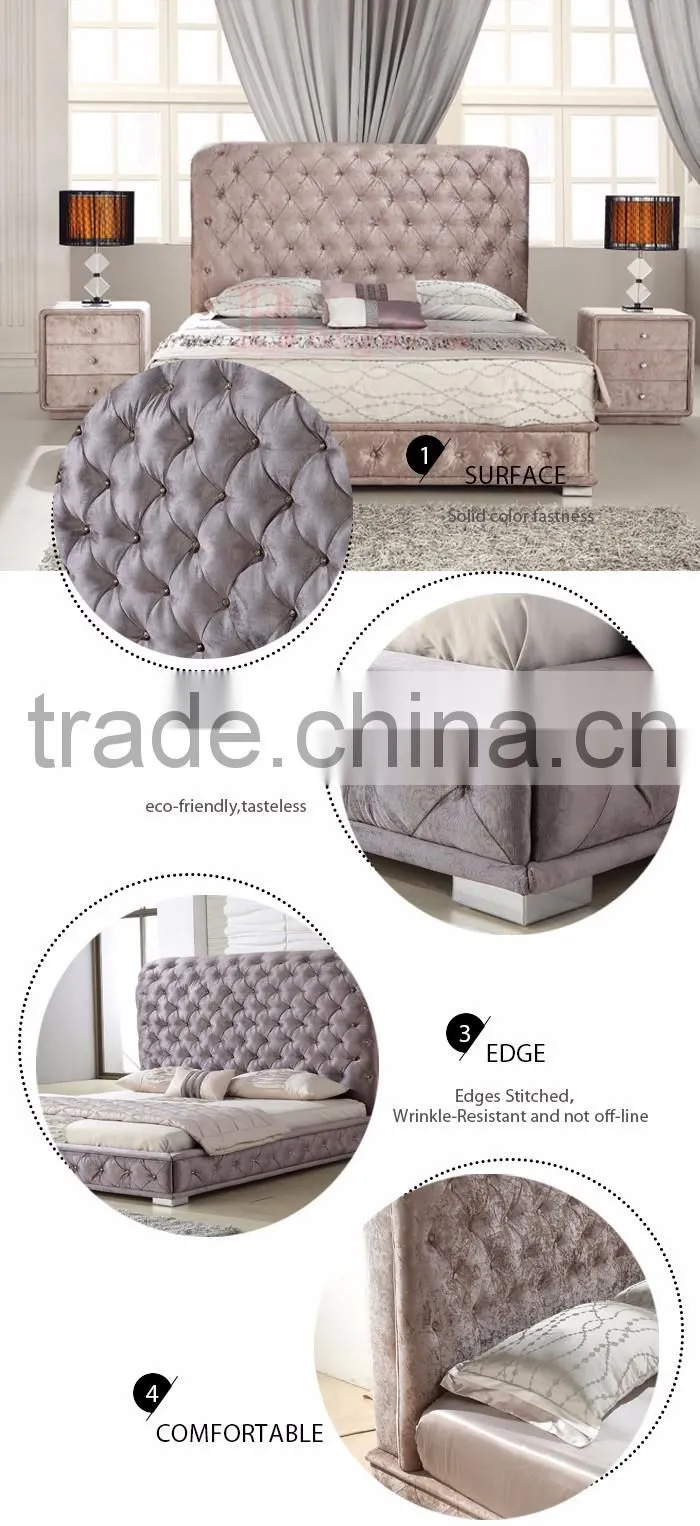 Modern Home Furniture luxury furniture king size indian double bed designs