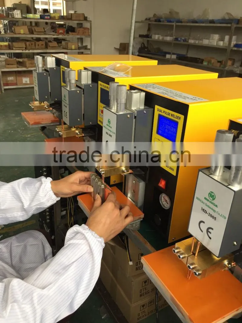 Chinese battery spot welder manufacturer , MINGDA long history machine manufacturer with research party