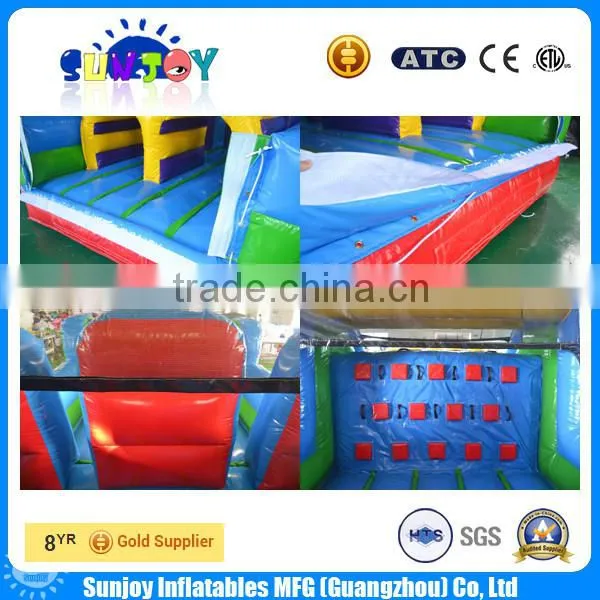 2016 Kids inflatable outdoor obstacle course equipment for sale