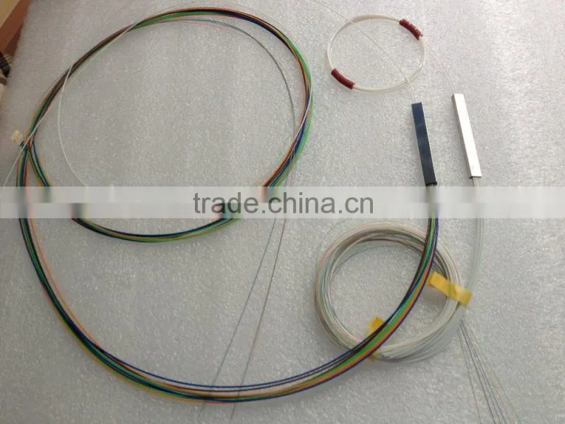 ONU PON 1x2 1x4 1x8 1x16 1x32 1x64 PON Bare fiber optical PLC splitter