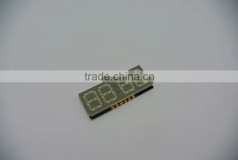 yellow emitting color 0.51 Inch four Digit SMD Display