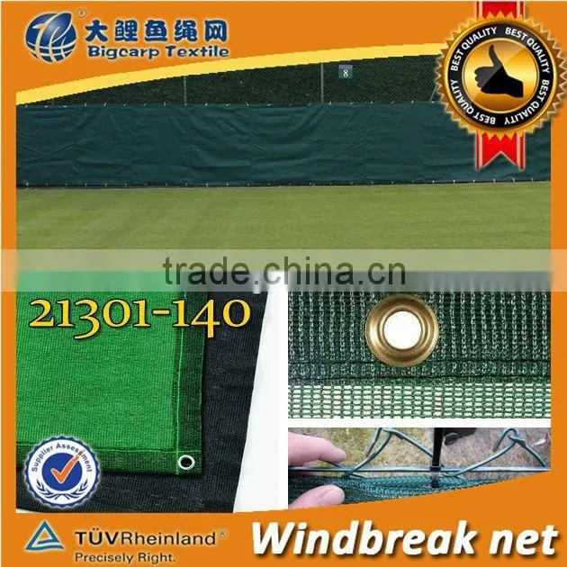 Tennis windbreak netting