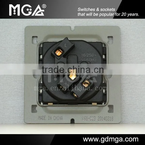 schuko socket & wall mounted power outlet socket