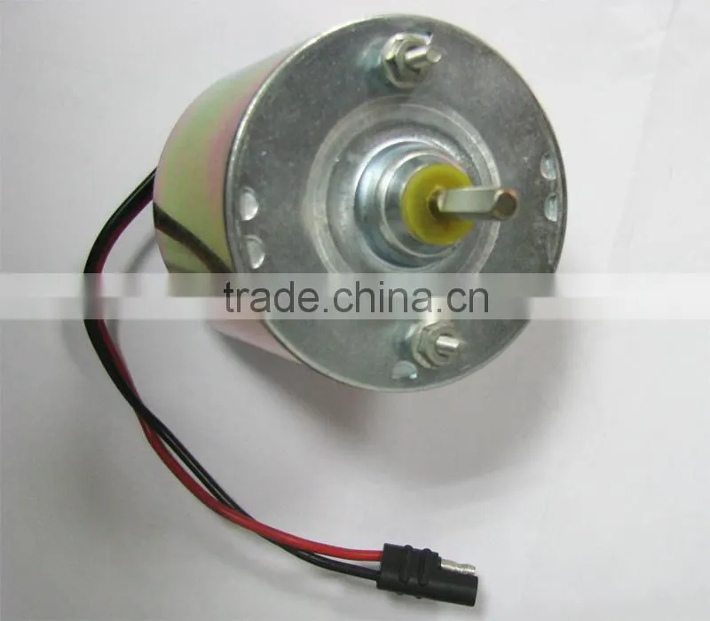 Ningbo Factory 80mm DC 12 volt motor with different speed and power
