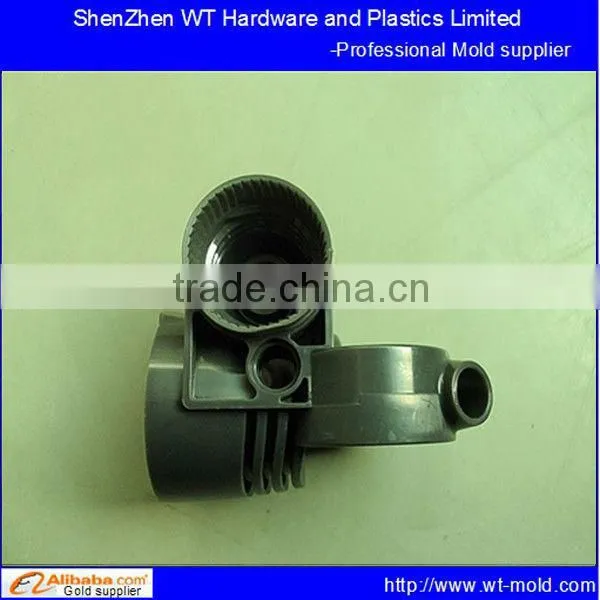 precision ABS plastic injection connector with screw mould