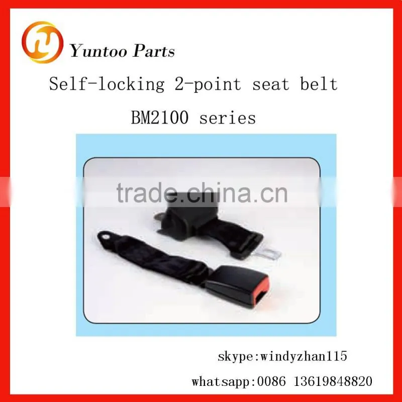 industrial safety belt/ three-point auto seat belt with good quality safety belt hook