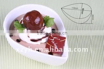 New Designed Exquisite Water-shaped Ceramic Bowl
