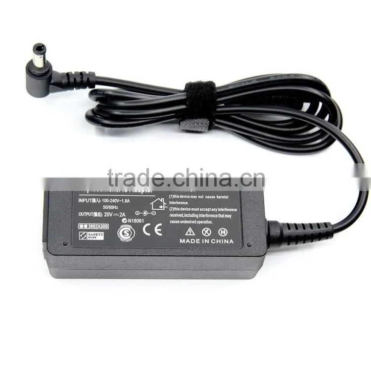 GUANGDONG 40w ac to dc power adapter for Lenovo 20v 2a U260 U310 ADP-40NH B PA-1400-12