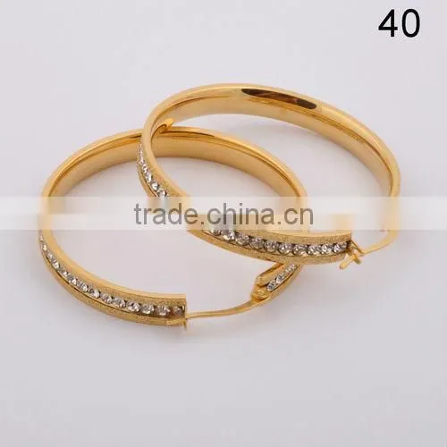 Stainless Steel Skull Cuff Earrings(BE10603)