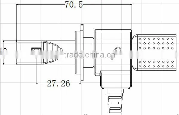 60W Universal h7 Car led headlight Conversion Kit wholesale
