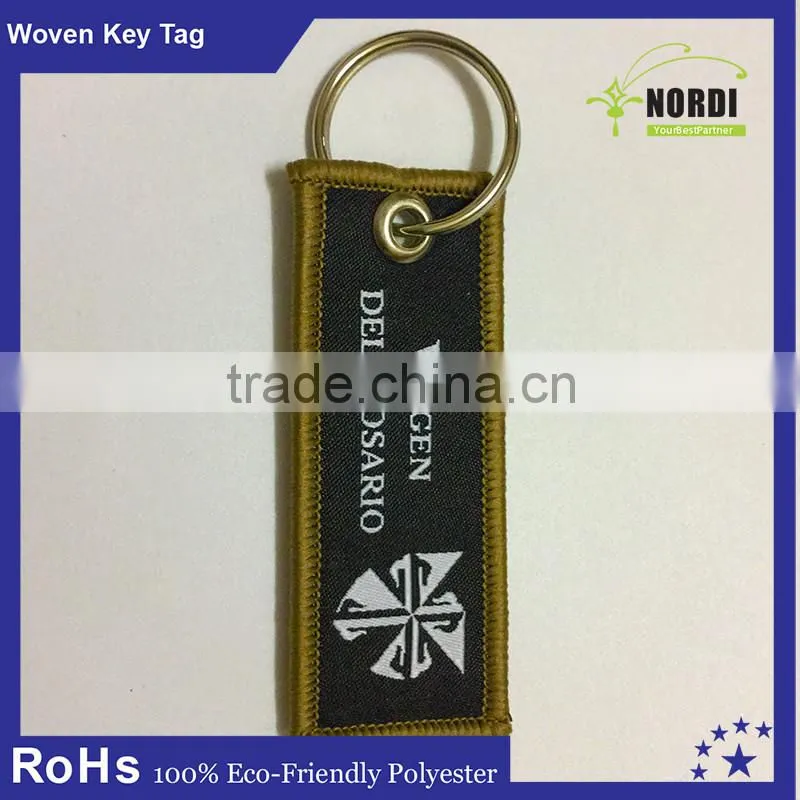 promotional custom metal logo keychain
