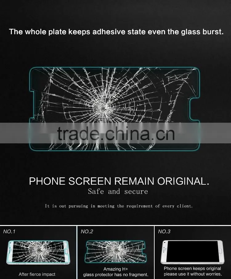 2015 new product for Samsung galaxy grand 3 g7200 anti-scratch anti-fingerprint tempered glass screen protector/film/guard/cover