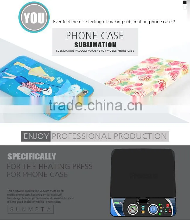 Sunmeta Newest St-2030 3D Phone Case heat press sublimation Machine