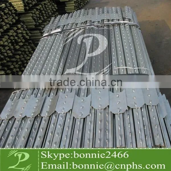 Barbed Wire Posts with Green painted (factory & trader)