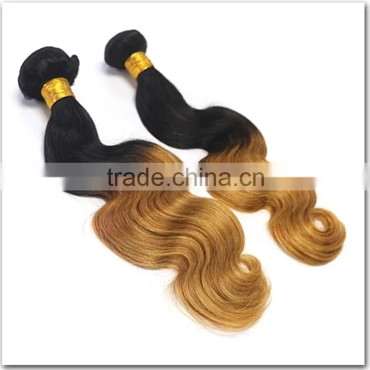 Ombre Hair Weaves Brazilian Virgin Hair Extension Ombre Remy Hair Weaves Bundles