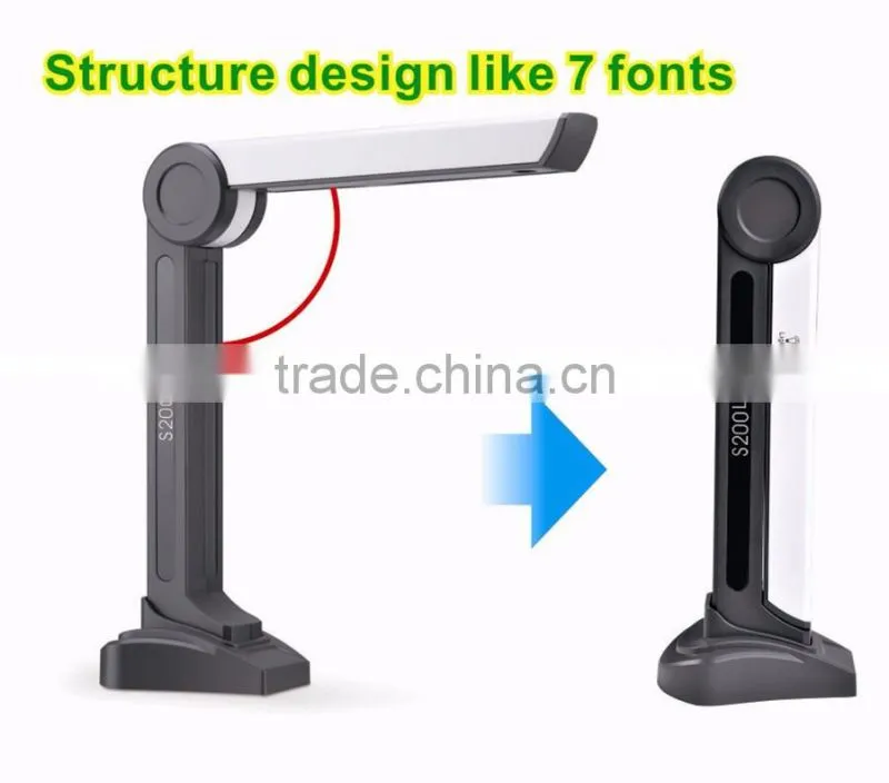 5.0MP USB Portable Document Scanner color Handyscan HD book Photo camera Video