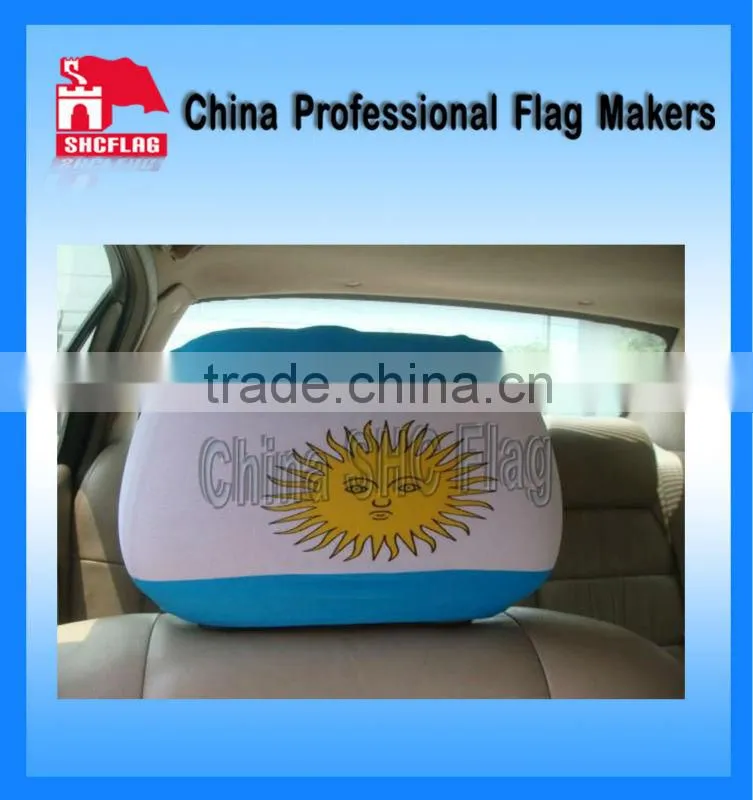 Custom Car Seat Adjustable Headrest For Advertising
