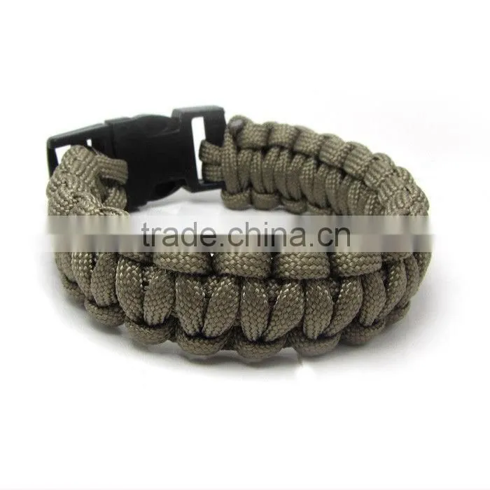 Promotion Outdoors self rescue paracord bracelet survival bracelets