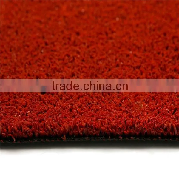 Red color 63000 high density 6000Dtex tennis grass