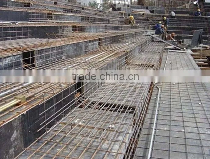 Construction site wire mesh grid panels