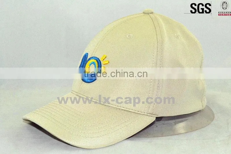 3D high quality 6 panel embroidery fitted baseball cap