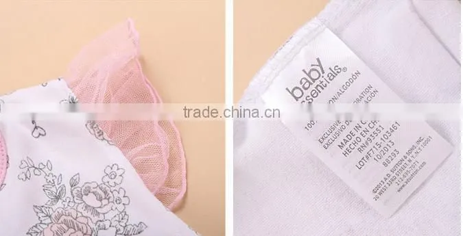 Summer baby girl 100% comfortable cotton cute dress