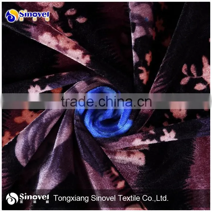 Printed Spandex velvet/Printed Korea velvet/Spandex velvet
