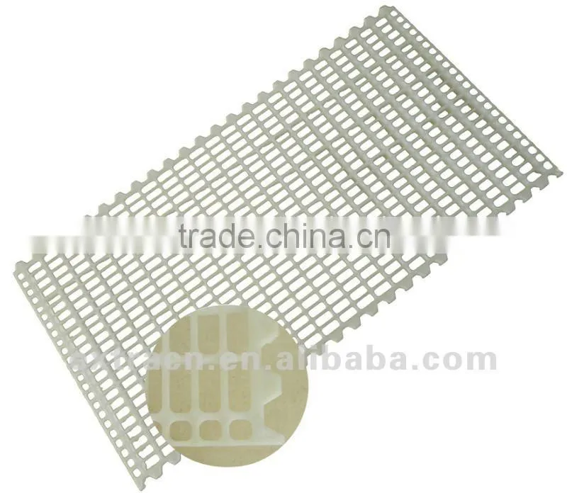 Plastic slat for poultry house
