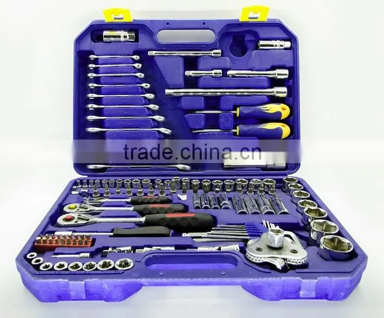123 pieces Metric sleeve Multi dimension hand tools kit