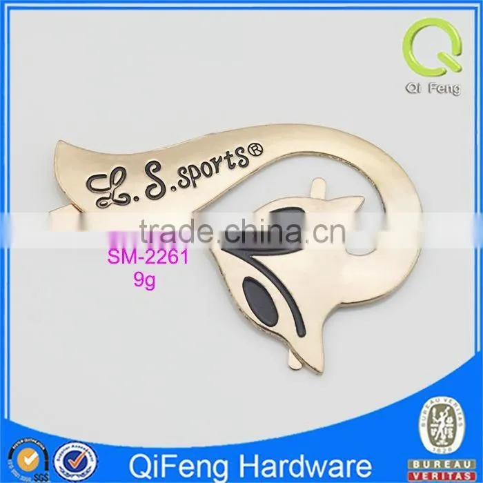SM-2261 cheap shoes accessories newest metal decorative fashion fox shape accesories