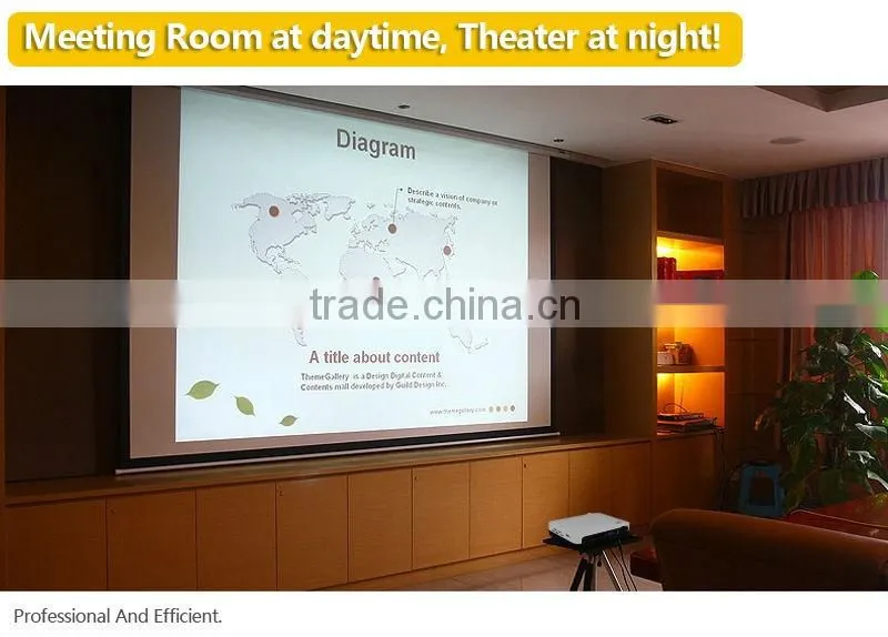 1080P 3D Projector LED DLP Home Theater Projector Z2 With 600ANSI lumens