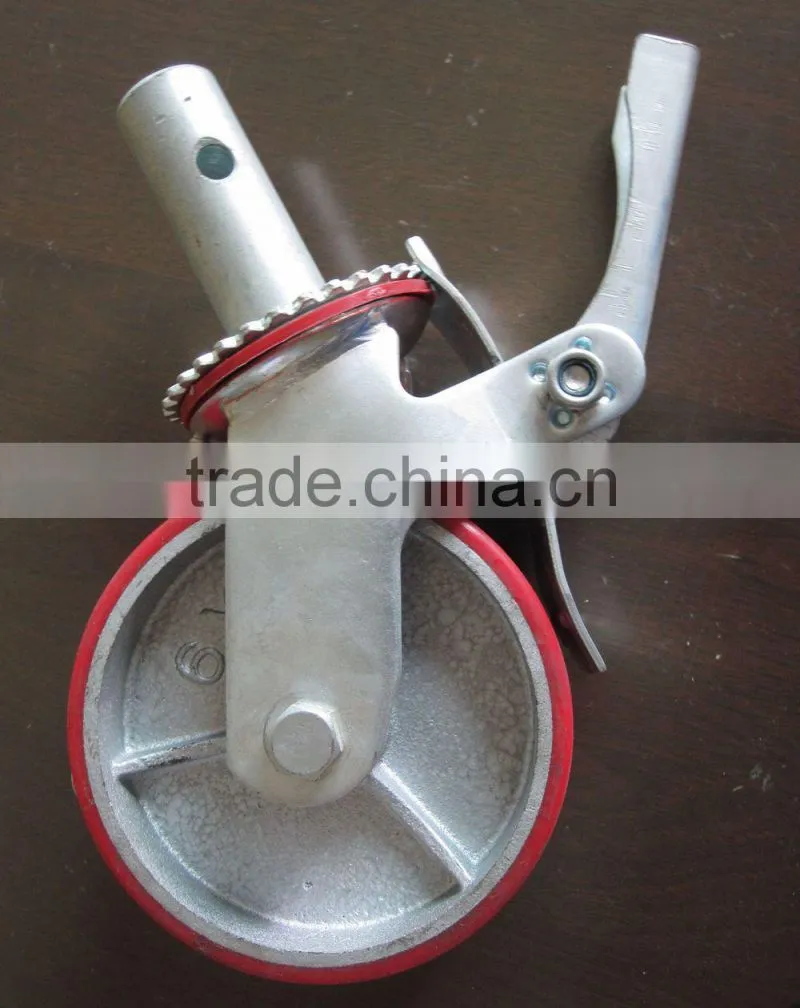scaffold caster wheel with 6",8",10"