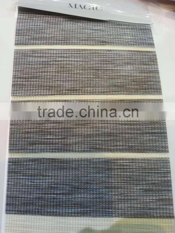 Plain fabric roman blind and fabric