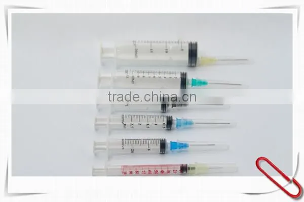 1ml plastic disposable syringe without needle