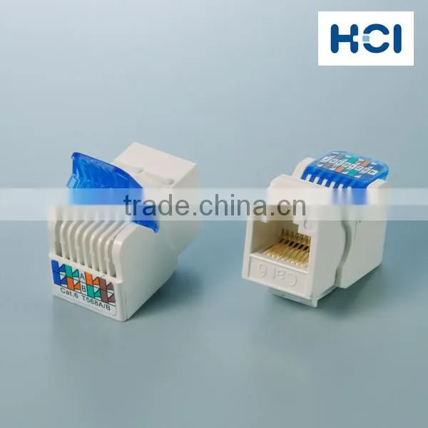 Network Solution Cat6 UL 90Degree Unshielded UTP Modular Keystone Jack